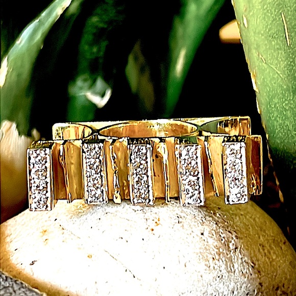 18 karat gold, and .60 diamond custom made Ring - Picture 5 of 17